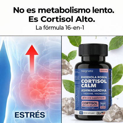 CORTISOL CALM – Suplemento para el Estrés, el Sueño y la Energía