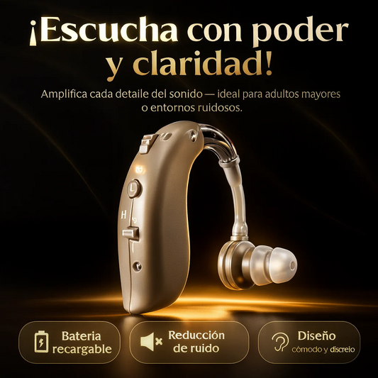 Audifono Amplificador Recargable - ! Dile adiós a la sordera !